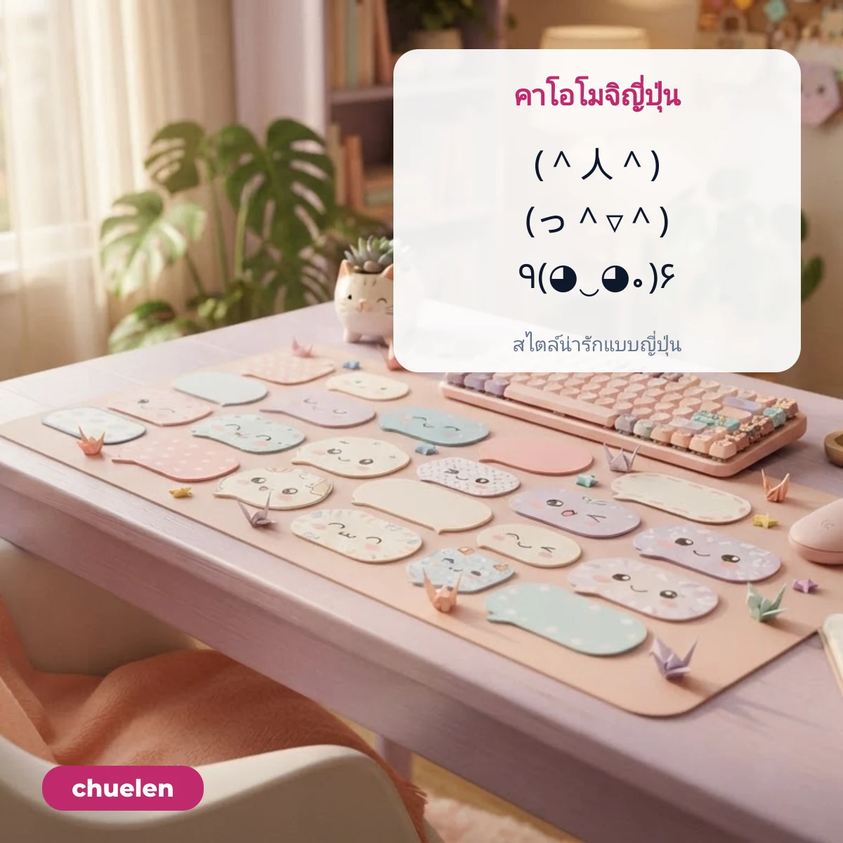 คาโอโมจิสไตล์ญี่ปุ่น